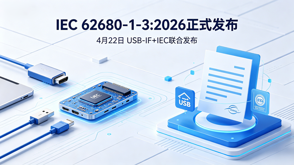 Global Updates | IEC 62680‑1‑3:2026 Officially Released (April 22, Jointly Issued by USB‑IF and IEC)